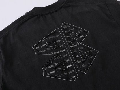 DAXUEN Oversized short-sleeved t-shirt with geometric graphic
