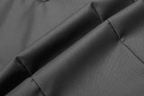 DAXUEN Wide-leg loose-fit cargo pants in dark grey and black