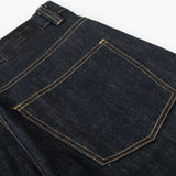DAXUEN Dark indigo wide-leg denim jeans