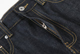 DAXUEN Dark indigo wide-leg denim jeans
