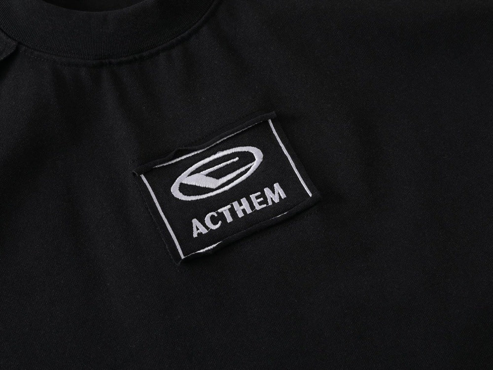 DAXUEN Embroidered short-sleeved t-shirt with relaxed fit