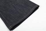 DAXUEN Dark indigo wide-leg denim jeans