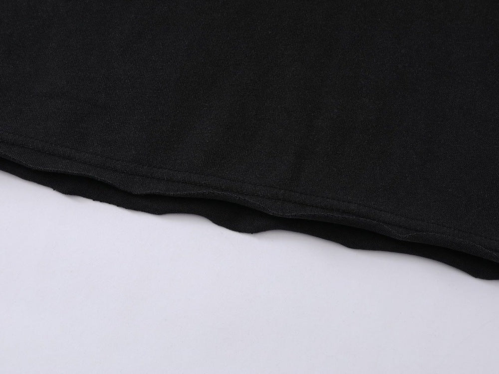 DAXUEN Embroidered short-sleeved t-shirt with relaxed fit