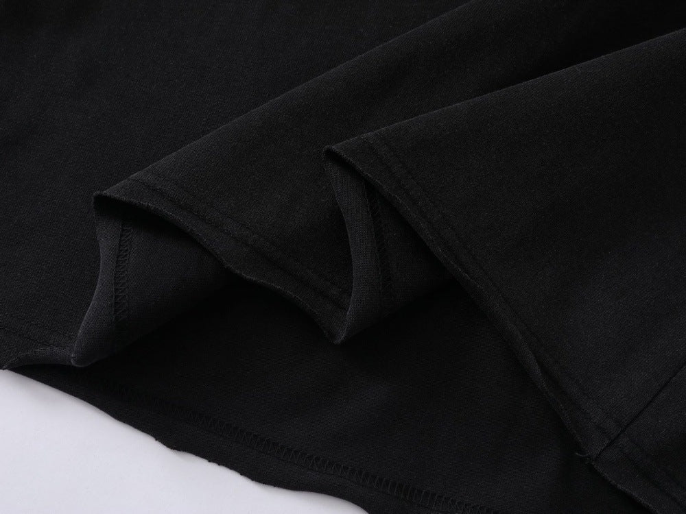 DAXUEN Embroidered short-sleeved t-shirt with relaxed fit