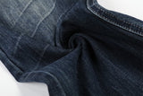 DAXUEN Distressed dark blue flared denim jeans
