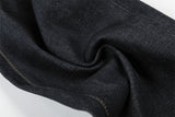 DAXUEN Dark indigo wide-leg denim jeans