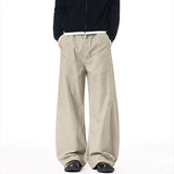 DAXUEN Baggy wide-leg trousers with curved seams