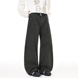 DAXUEN Baggy wide-leg trousers with curved seams