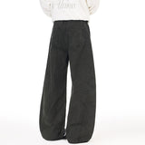 DAXUEN Baggy wide-leg trousers with curved seams
