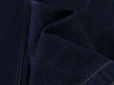 DAXUEN Dark indigo wide-leg jeans with contrasting stitching