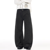 DAXUEN Baggy wide-leg trousers with curved seams
