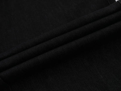 DAXUEN Wide-leg black denim jeans