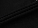 DAXUEN Wide-leg black denim jeans