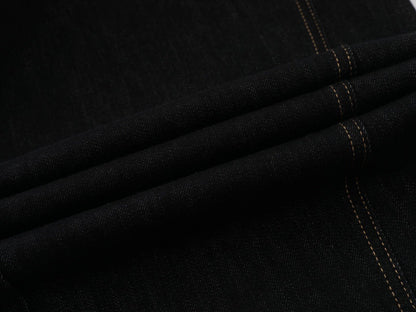 DAXUEN High-waisted wide-leg denim pants