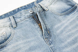 DAXUEN Distressed wide-leg denim jeans