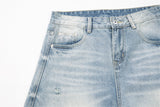 DAXUEN Distressed wide-leg denim jeans
