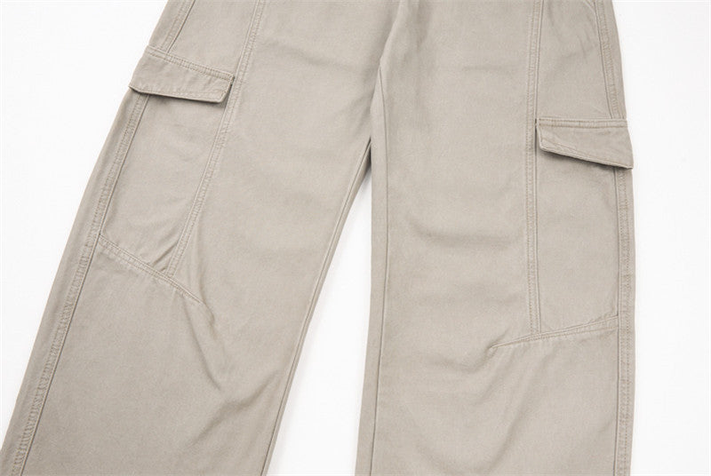 DAXUEN Loose-fitting wide-leg cargo pants