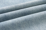 DAXUEN Distressed wide-leg denim jeans