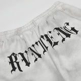 DAXUEN Gothic tie-dye wide-leg pants