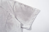 DAXUEN Oversized short-sleeve t-shirt with faded effect