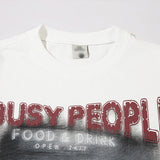 DAXUEN Oversized short-sleeved graphic T-shirt with urban print