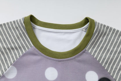 DAXUEN Oversized short-sleeved T-shirt with cat graphic