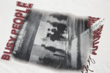 DAXUEN Oversized short-sleeved graphic T-shirt with urban print