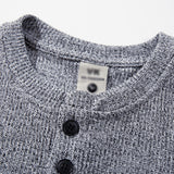 DAXUEN Men's relaxed-fit short-sleeved knit top