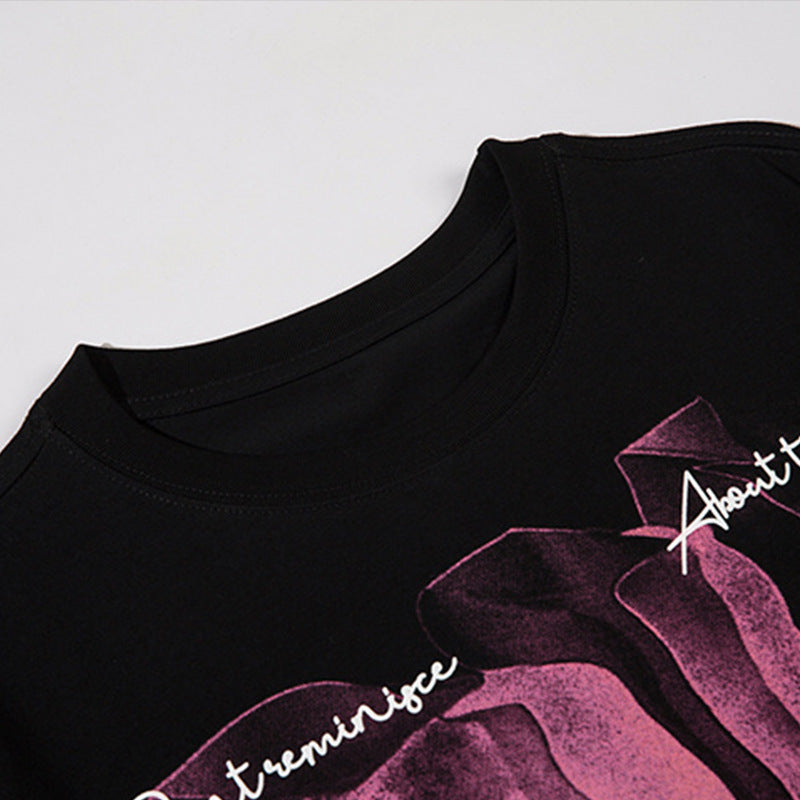 DAXUEN Loose-fitting crew neck t-shirt with graphic