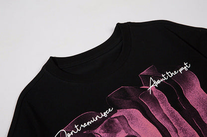 DAXUEN Loose-fitting crew neck t-shirt with graphic