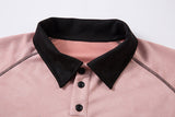 DAXUEN Oversized polo shirt with graphic and embroidery