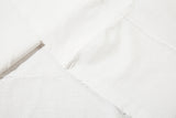 DAXUEN Oversized distressed pocket t-shirt dress