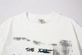 DAXUEN Oversized short-sleeved crew neck t-shirt with graphic design