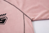 DAXUEN Oversized polo shirt with graphic and embroidery