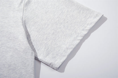 DAXUEN Oversized short-sleeve T-shirt with geometric logo