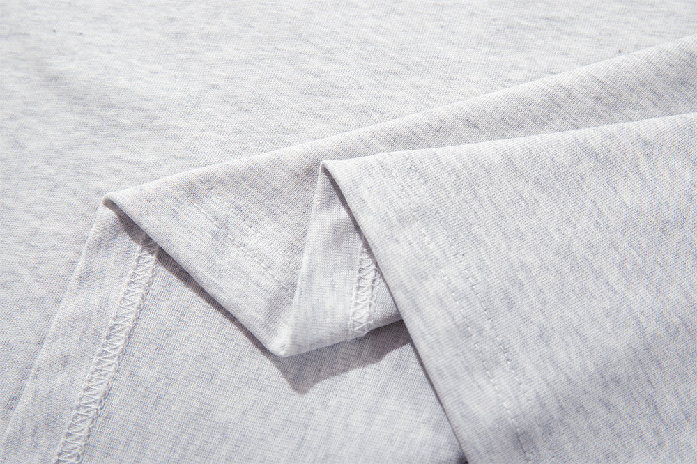 DAXUEN Oversized short-sleeve T-shirt with geometric logo