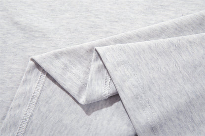DAXUEN Oversized short-sleeve T-shirt with geometric logo