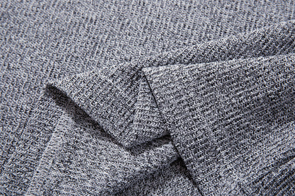 DAXUEN Men's relaxed-fit short-sleeved knit top