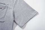 DAXUEN Deconstructed polo shirt with pocket