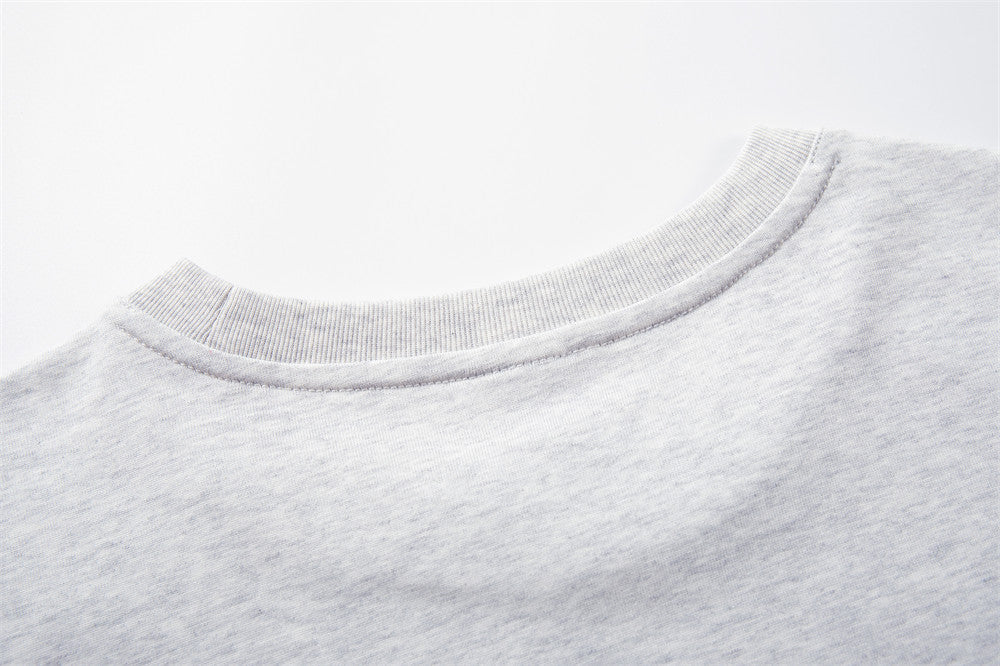 DAXUEN Oversized short-sleeve T-shirt with geometric logo