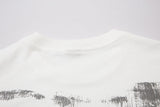 DAXUEN Oversized short-sleeved crew neck t-shirt with graphic design