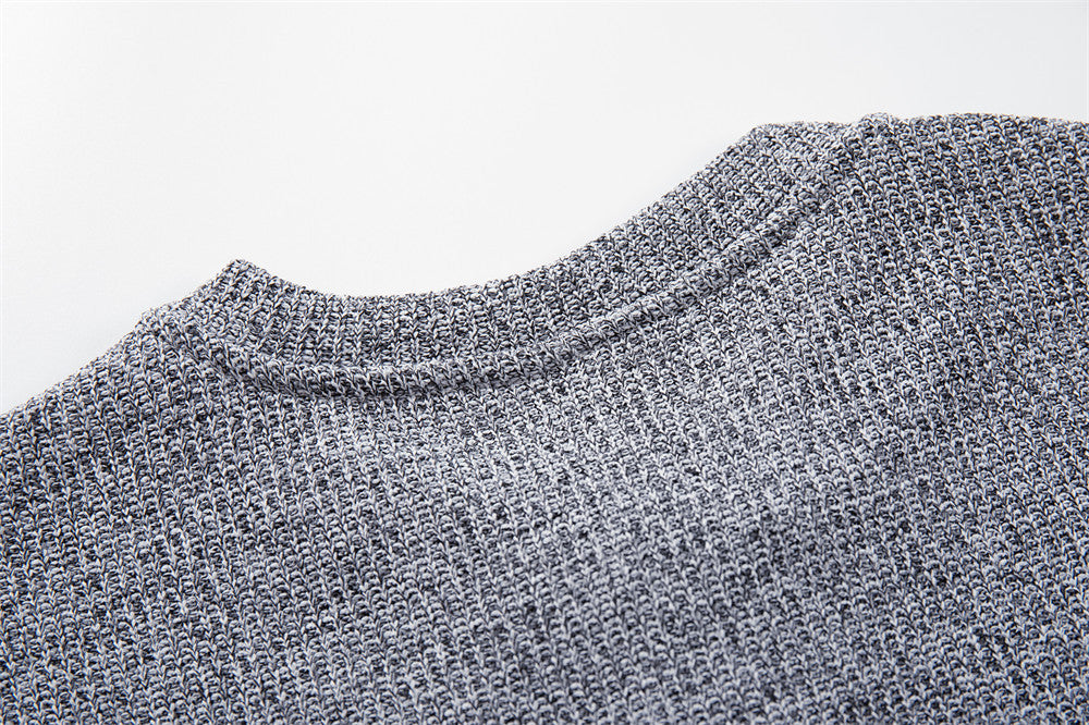 DAXUEN Men's relaxed-fit short-sleeved knit top