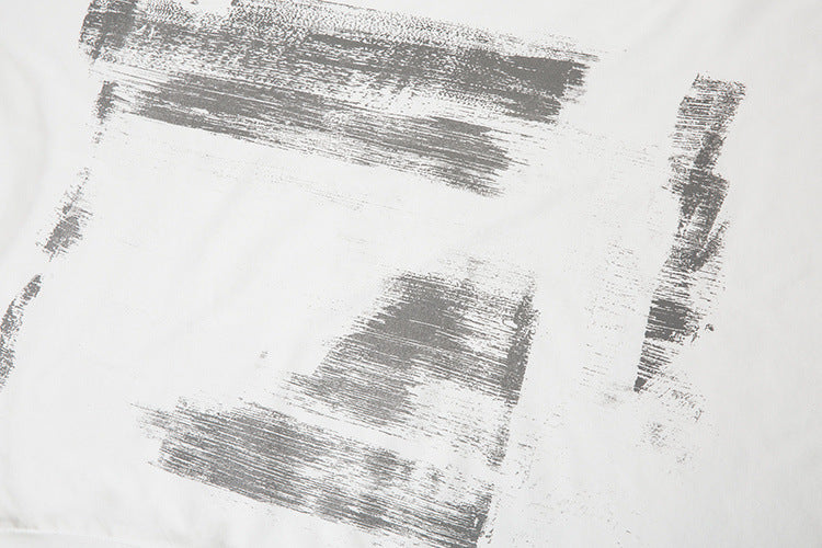 DAXUEN Oversized short-sleeved crew neck t-shirt with graphic design