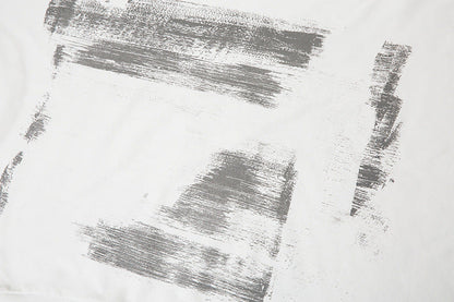 DAXUEN Oversized short-sleeved crew neck t-shirt with graphic design