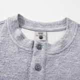 DAXUEN Relaxed-fit short-sleeved Henley t-shirt