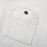 DAXUEN Short-sleeved polo shirt in light grey melange and black