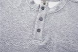 DAXUEN Relaxed-fit short-sleeved Henley t-shirt