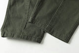 DAXUEN Wide-leg cargo pants with pockets and frayed seams