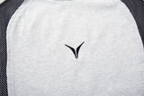 DAXUEN Contrast mesh short-sleeve T-shirt