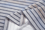 DAXUEN Loose-fitting striped Henley T-shirt